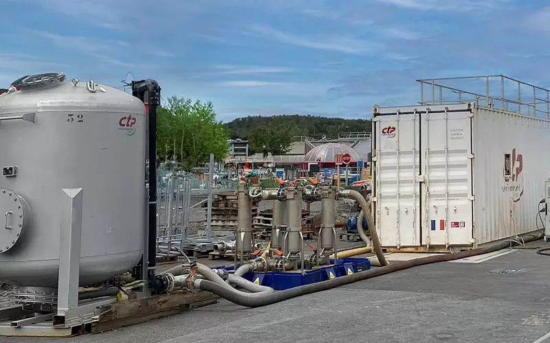 Mobile PFAS treatment for industrial wastewater